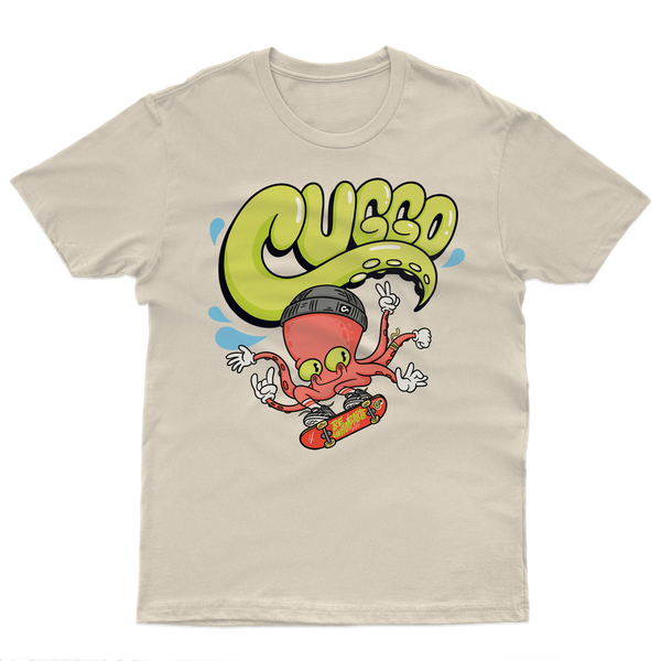 Octo-Skate T-shirt - Sand