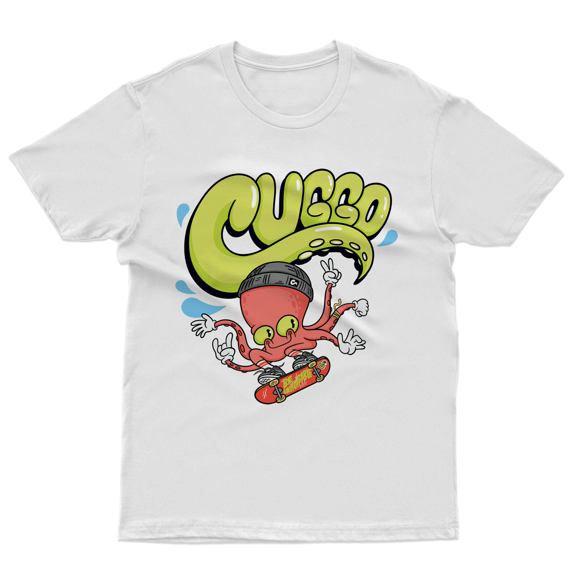 Octo-Skate T-shirt - White