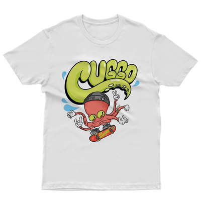 Octo-Skate T-shirt - White