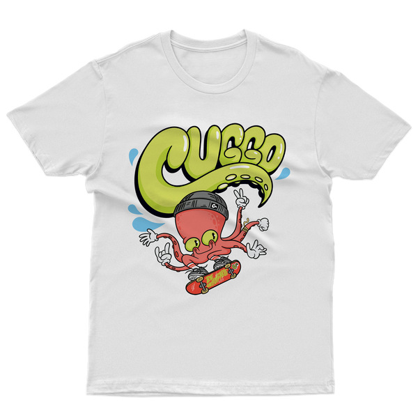 Octo-Skate T-shirt - White