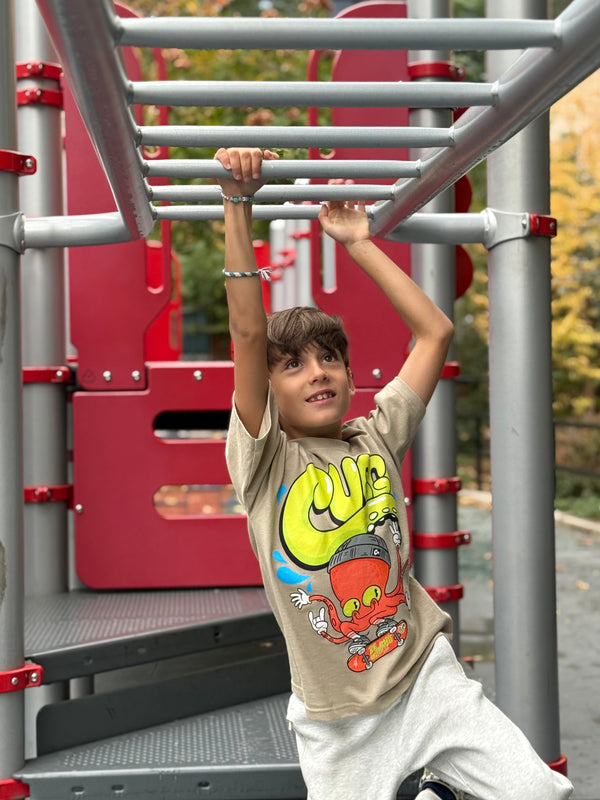 Octo-Skate T-shirt - Sand