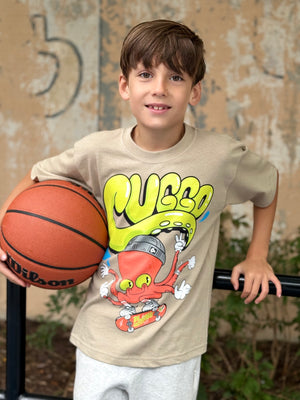 Octo-Skate T-shirt - Sand