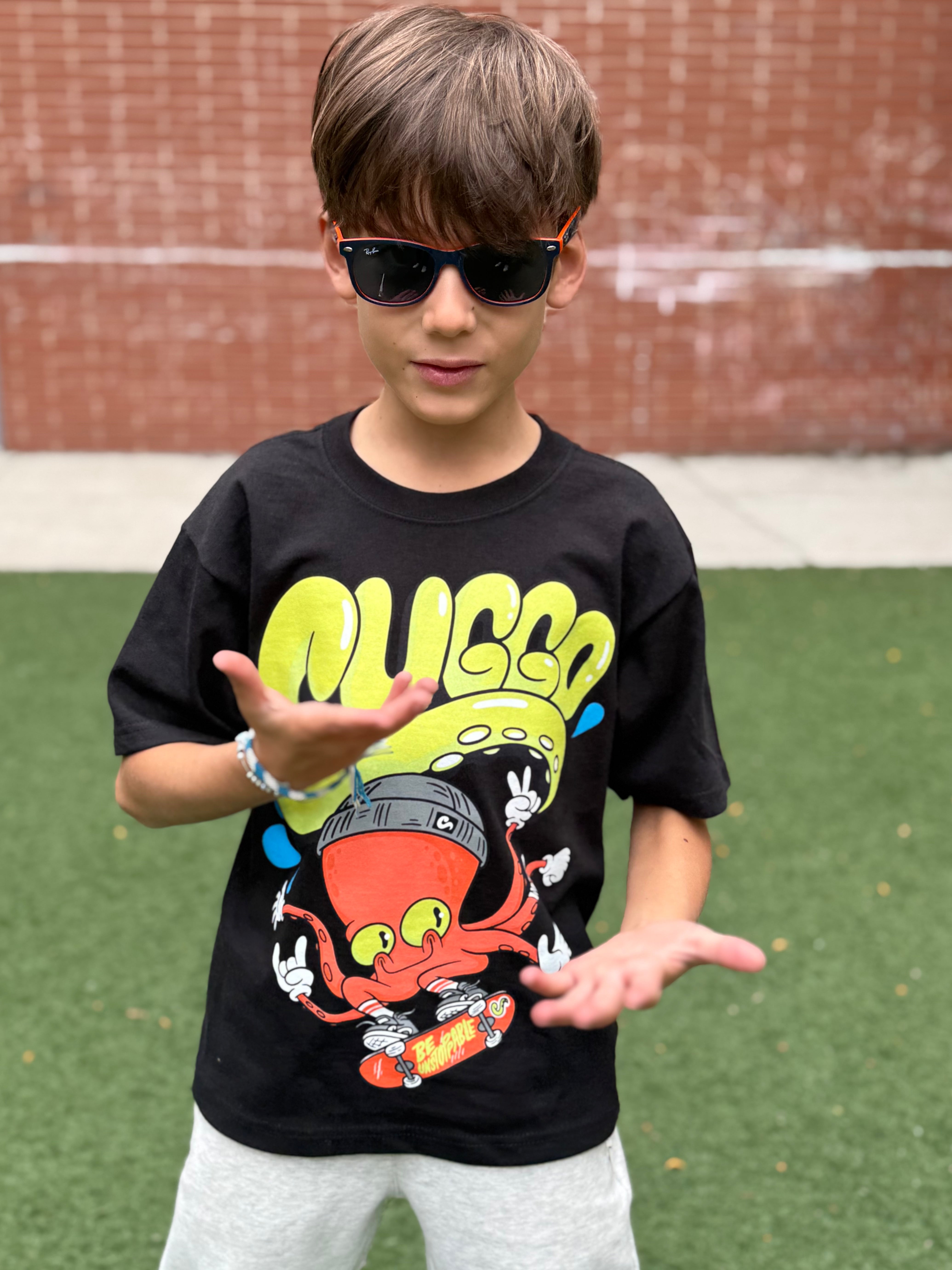 Octo-Skate T-shirt - Black