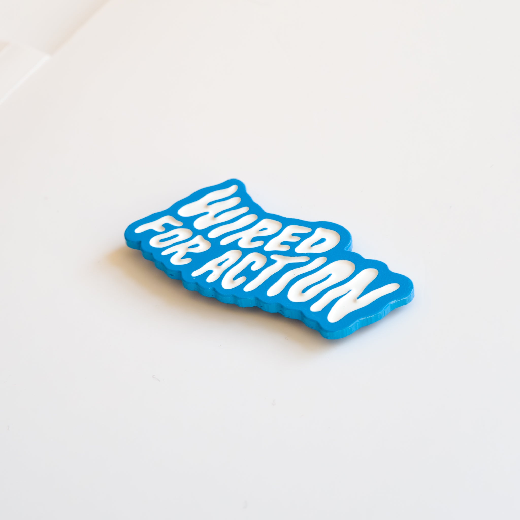 'Wired For Action' Pin